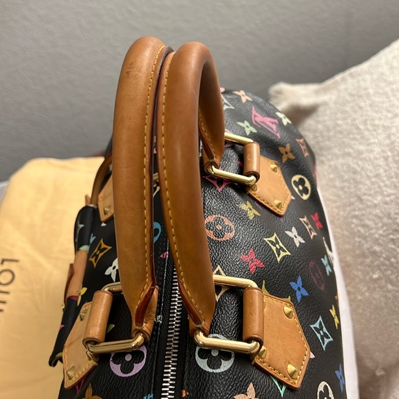 ⭐️Authentic Louis Vuitton speedy Takashi Murakami multi color Bag size 30 - Picture 4 of 17